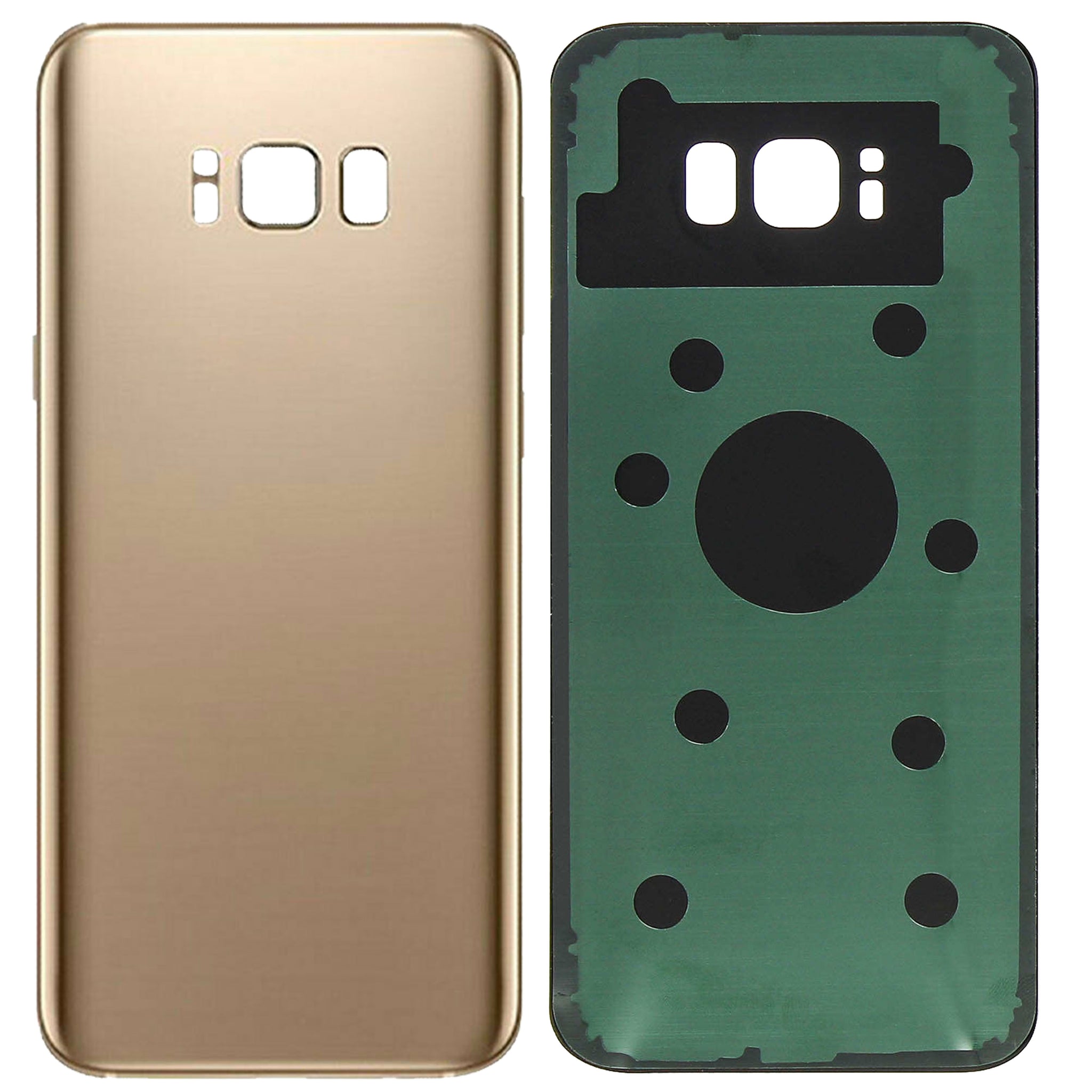 Scocca Posteriore per Samsung S8 SM-G950F Telaio Vetro Coperchio Back Cover Copri Batteria