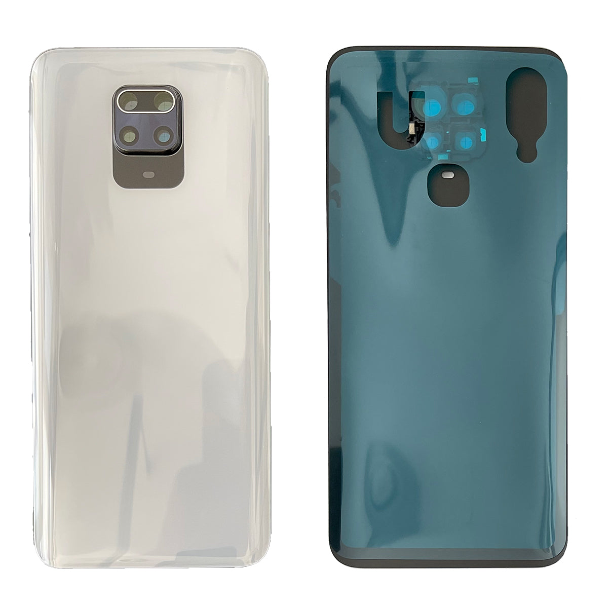 Scocca Posteriore + Vetro Fotocamera per Xiaomi Redmi Note 9S / 9 Pro Telaio Vetro Coperchio Back Cover Copri Batteria