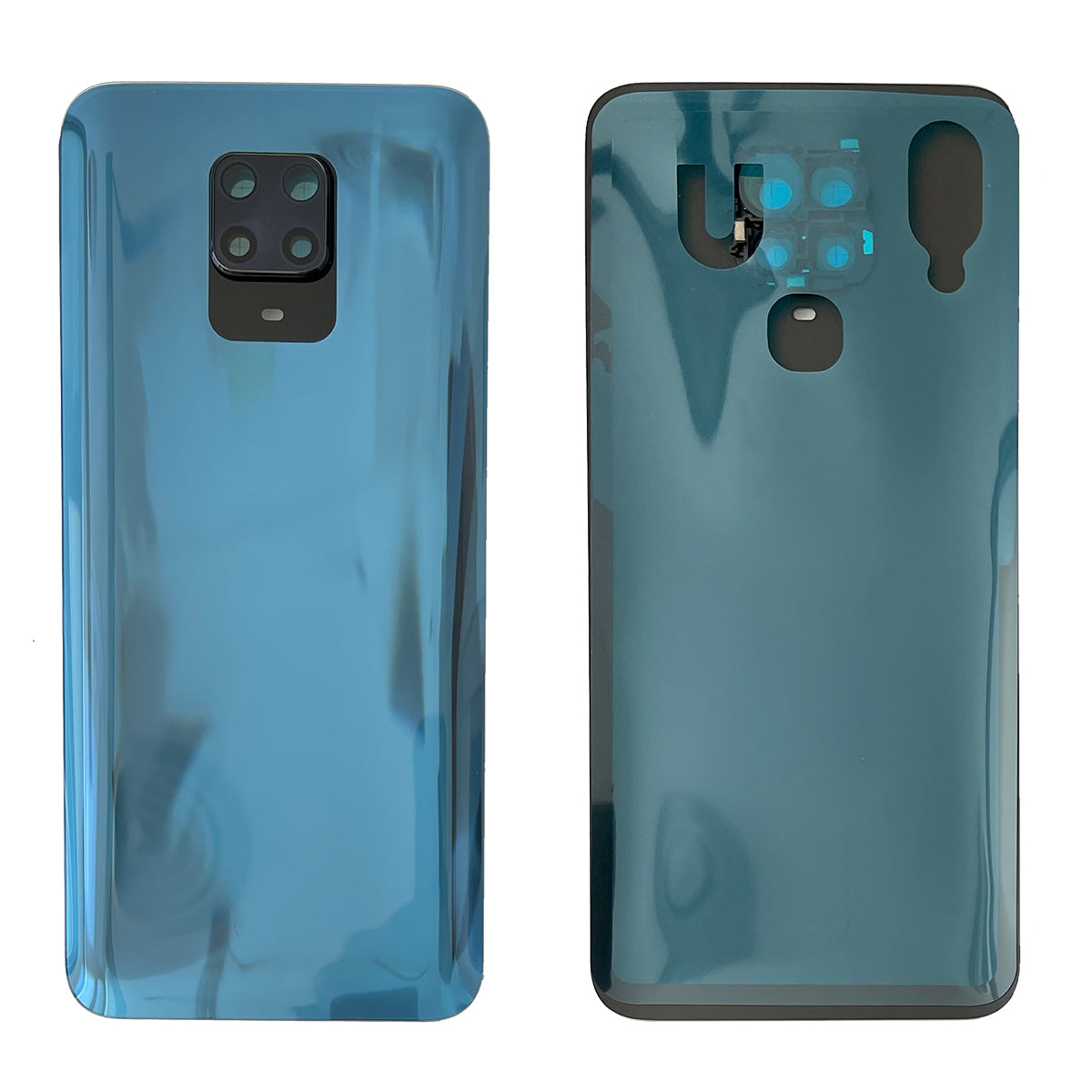Scocca Posteriore + Vetro Fotocamera per Xiaomi Redmi Note 9S / 9 Pro Telaio Vetro Coperchio Back Cover Copri Batteria