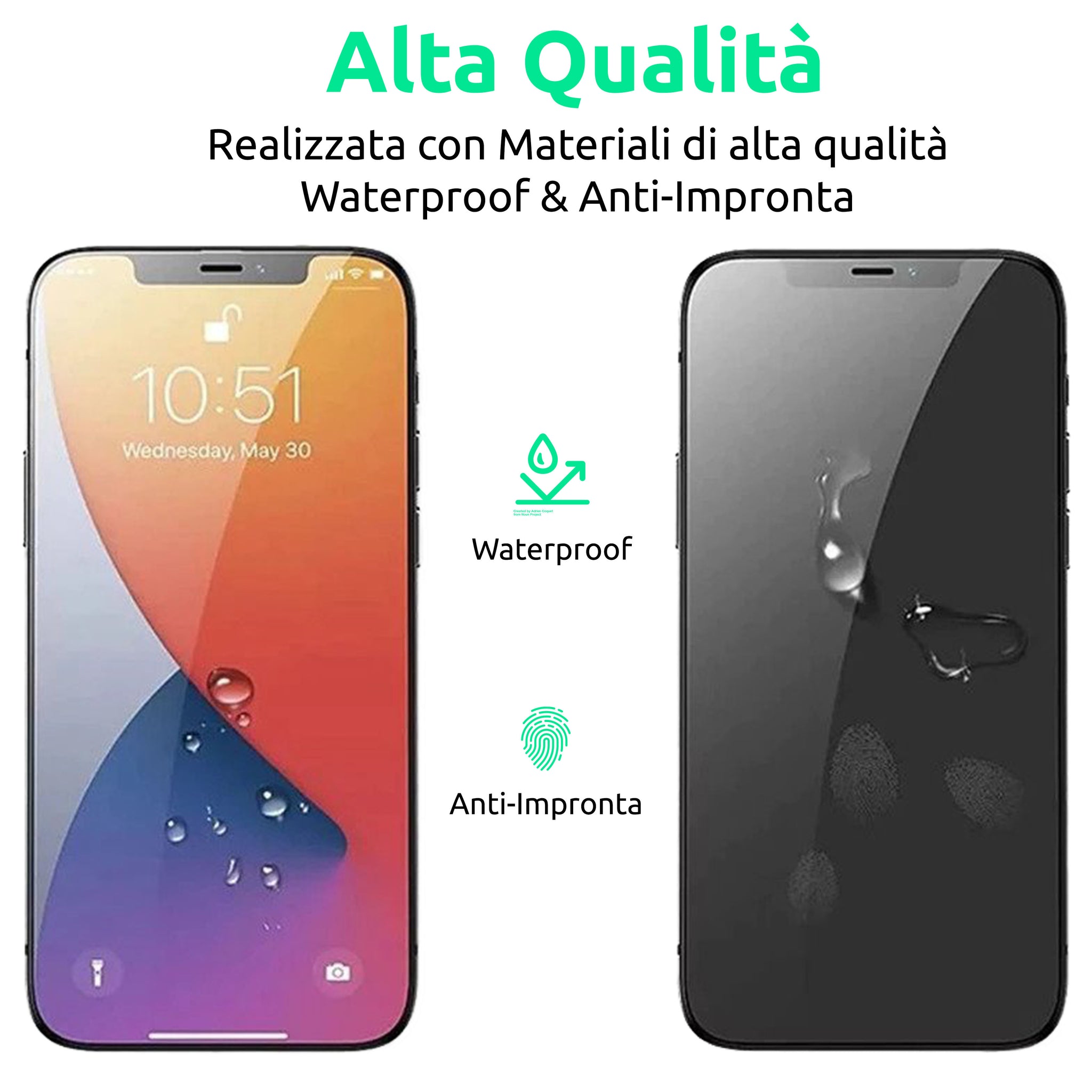 Pellicola Privacy in Vetro Temperato per Apple Iphone 14 13 12 Mini Pro Max 11 XS XR X